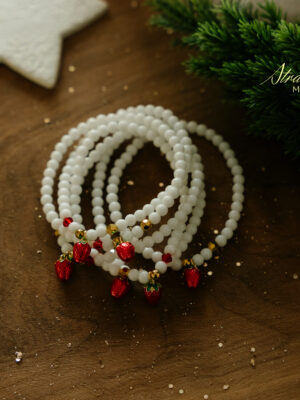 Shampagne Strawberry Bracelet